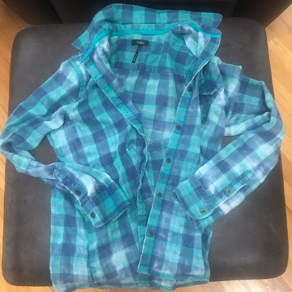 PacSun plaid button down